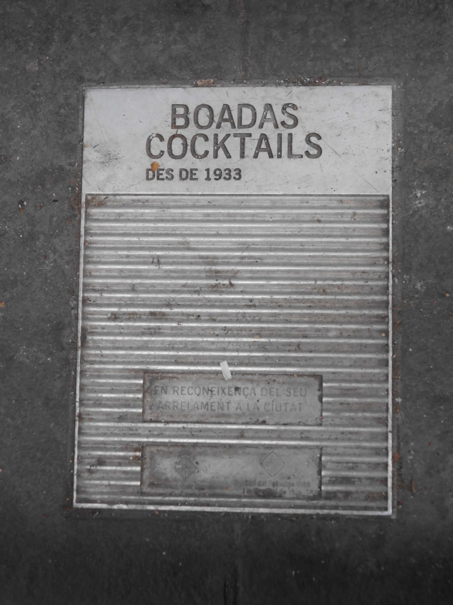 Classic cocktail Spain Barcelona